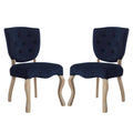 Midnight Blue Dining Side Chair Set of 2 G84807