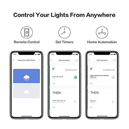 Smart Light Switch, No Neutral, Single Rocker, Zigbee L834
