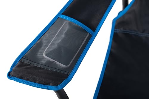 Oversized Padded Camping Chair 2 Pack Black U2793