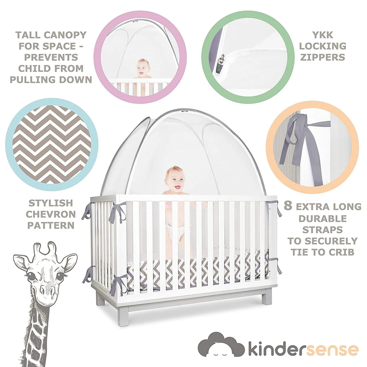 Baby Crib Safety Tent with Mosquito Net R758414