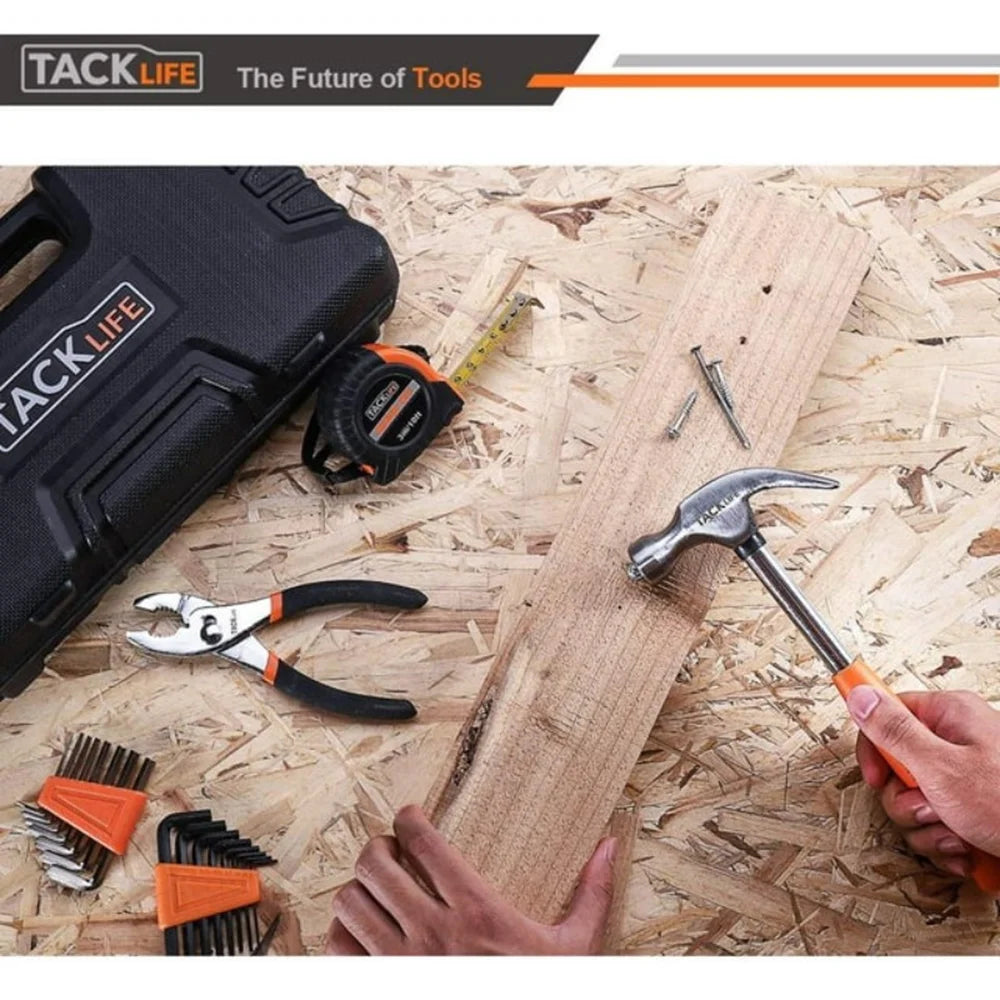 57 Pcs Black Hand Tool Set with Storage Case Y91251