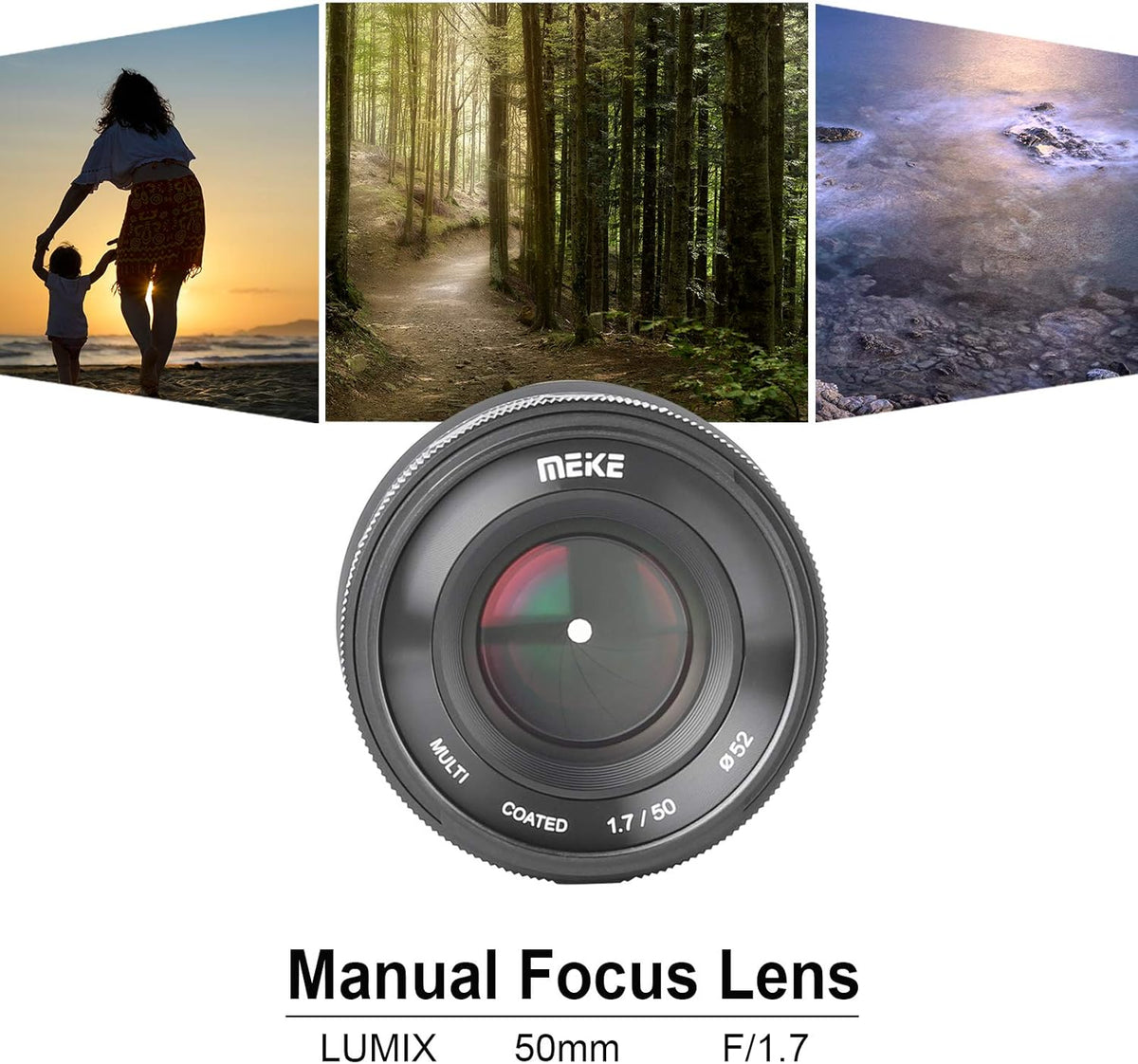 50mm F1.7 Full Frame Manual Focus Lens C476