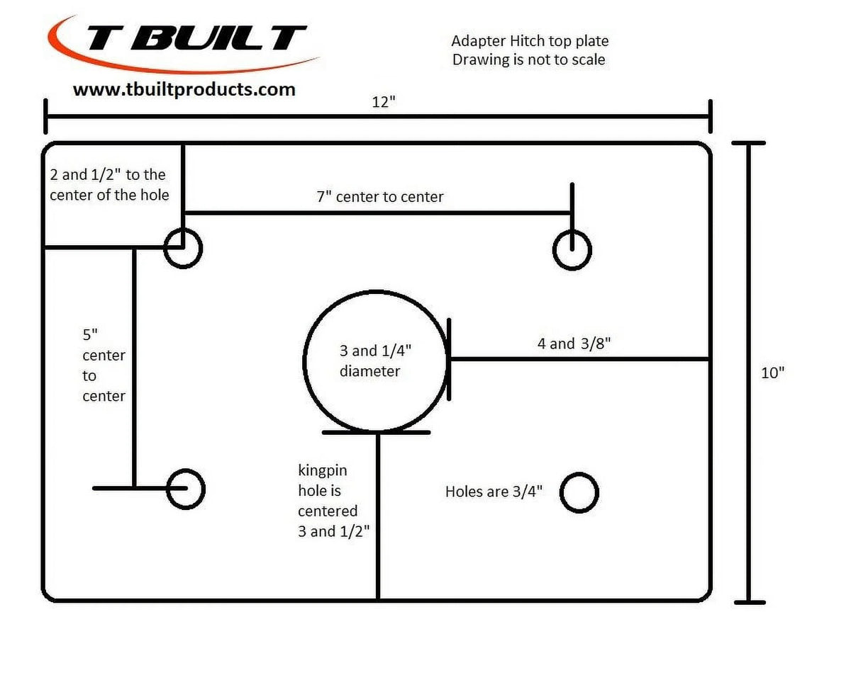 15" Fifth Wheel to Gooseneck Adapter with Self-Latching Coupler W376