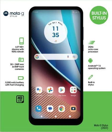 Blue 128GB 4GB RAM Prepaid Smartphone V5972