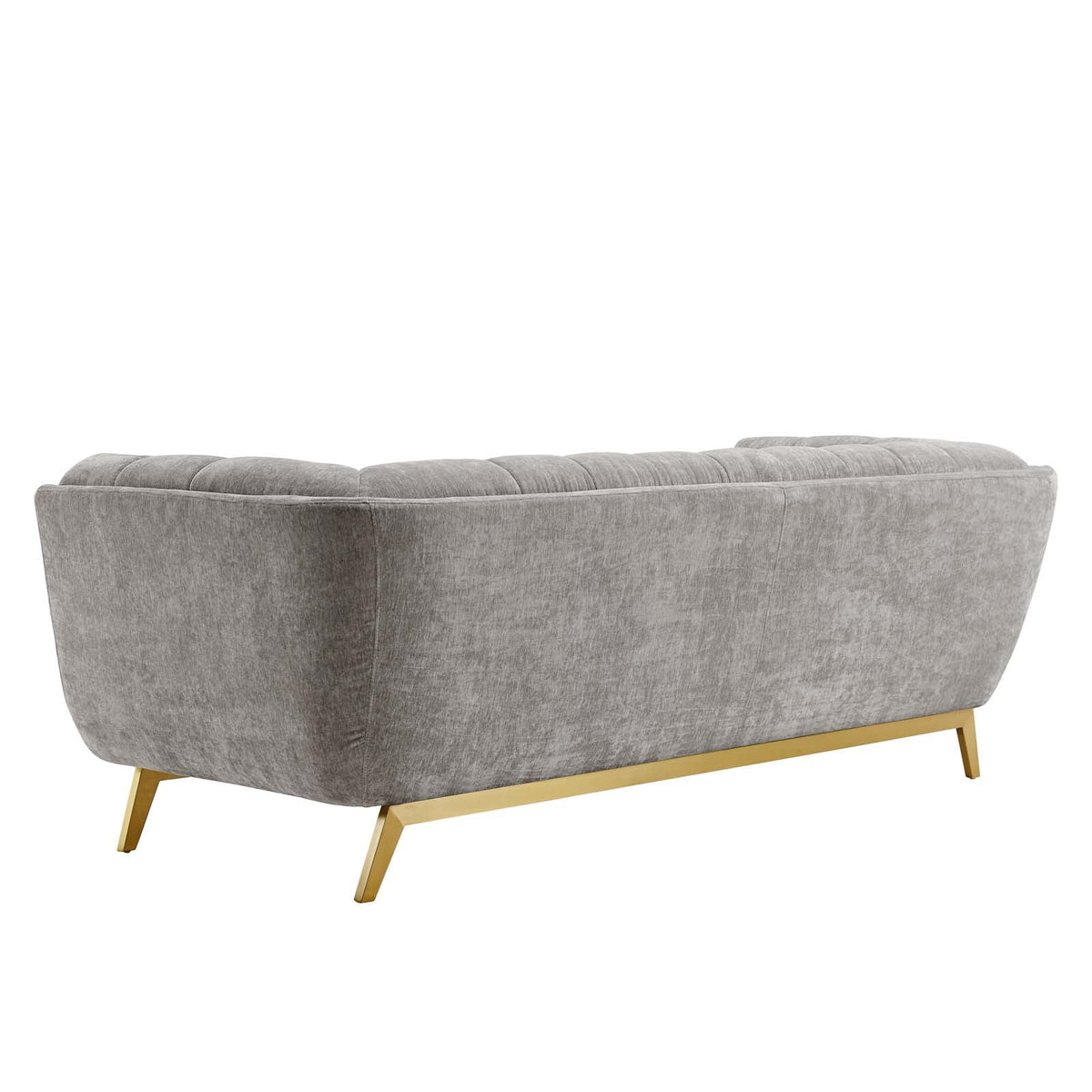 Light Grey Velvet Sofa G343402