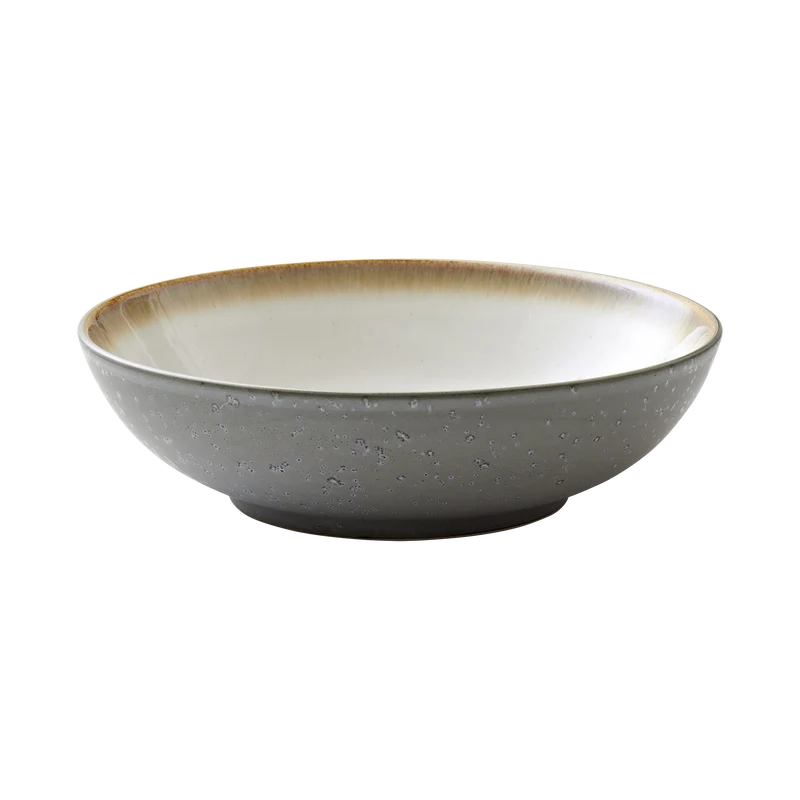 Salad Bowl 24cm Grey Cream C3325