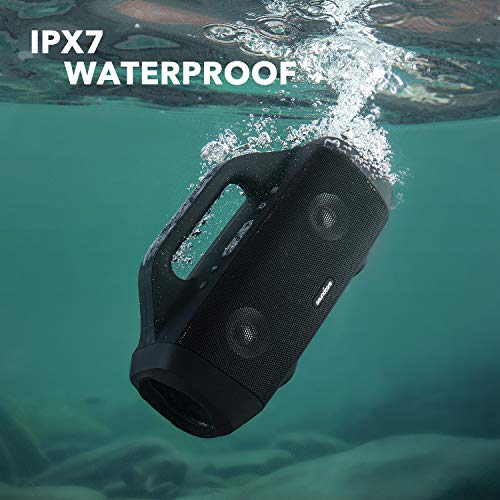 Waterproof Bluetooth Speaker with Titanium Drivers, IPX7, 24H Playtime W5588