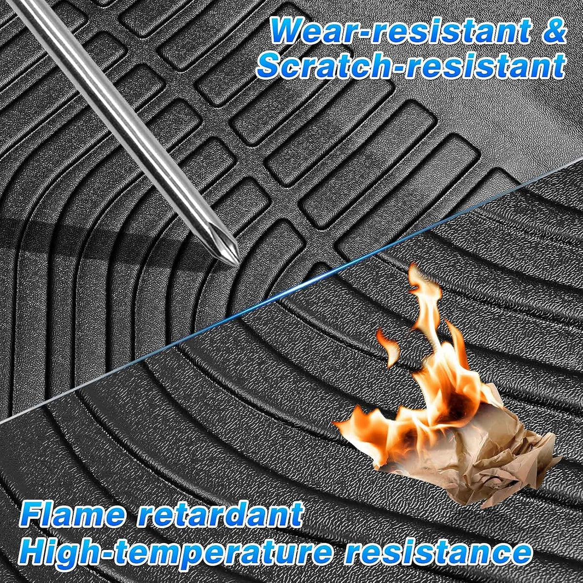 All Weather Floor Liners for Ford Ranger Super Crew TPE G167