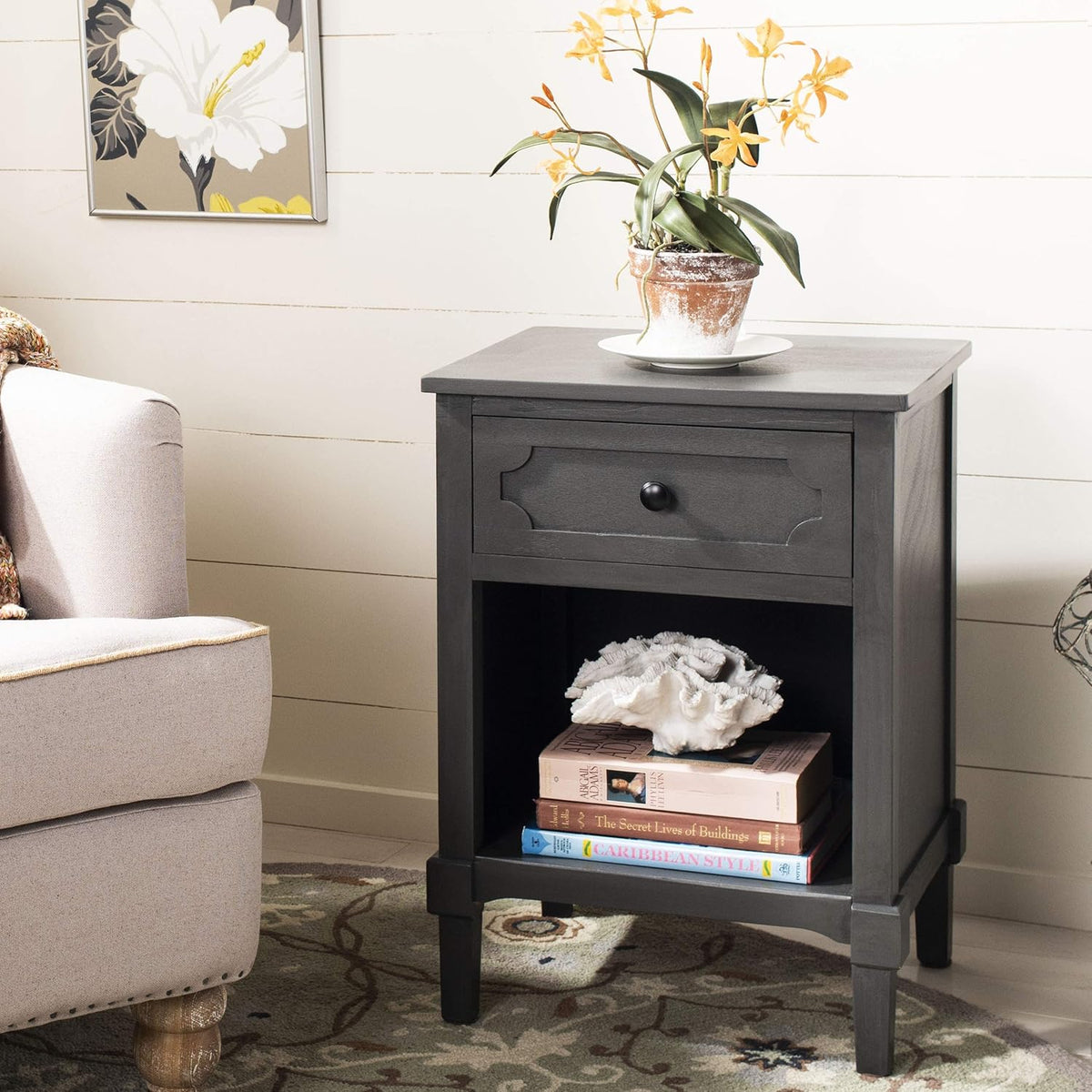 Grey Side Table R2486