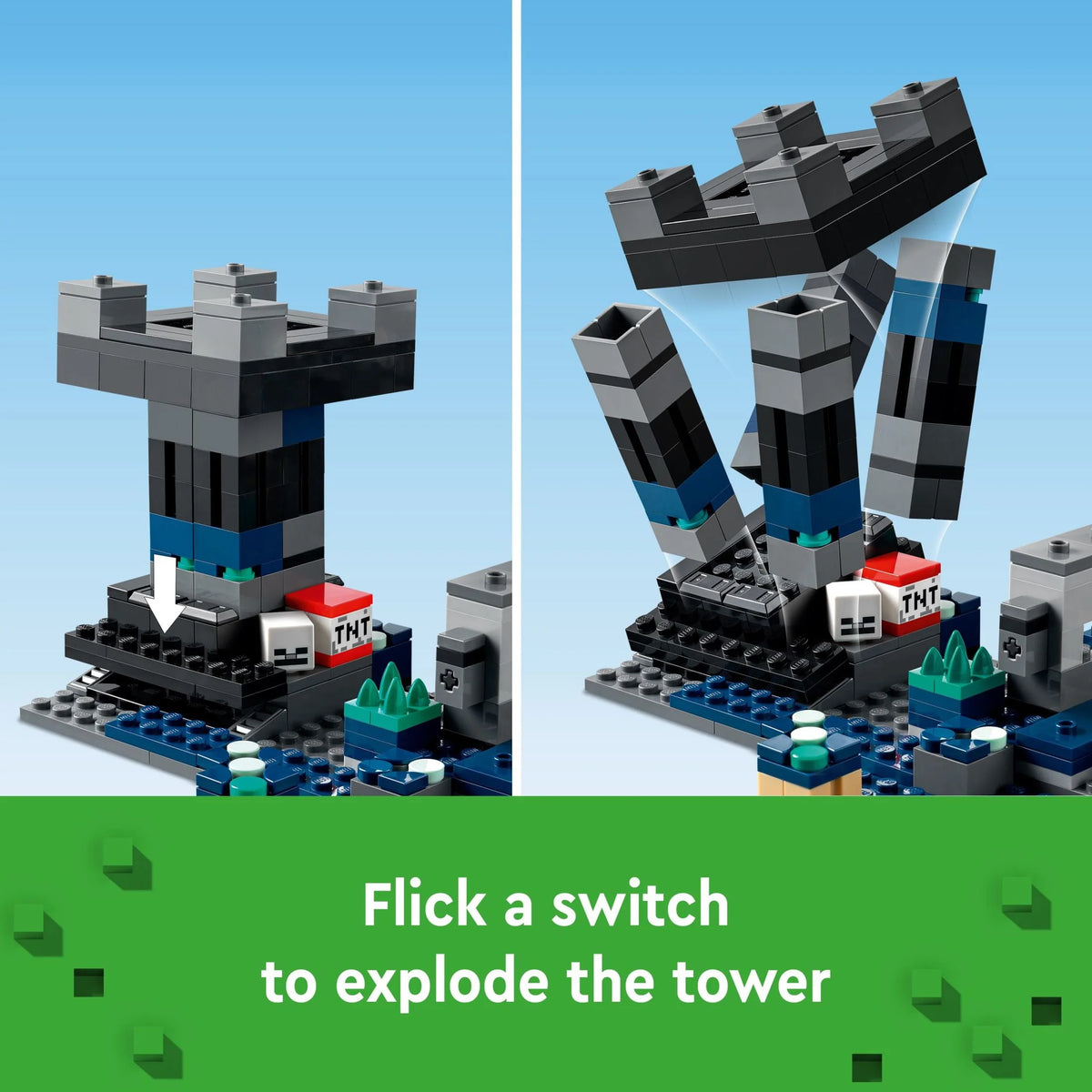 Minecraft Building Toy Set with Warden Figure L428635