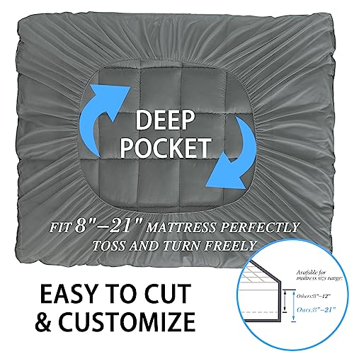 Queen Mattress Topper with Deep Pocket X325