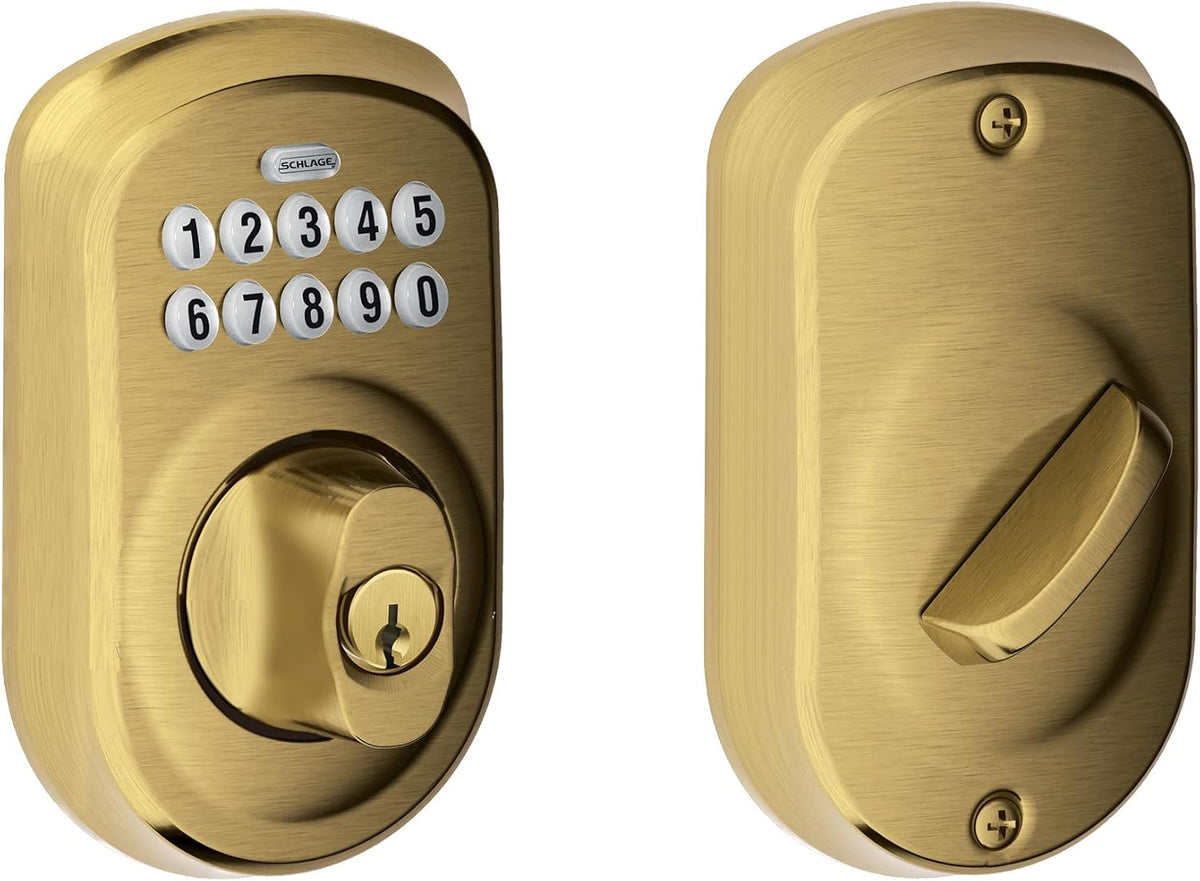 Aged Bronze Keypad Deadbolt W9353