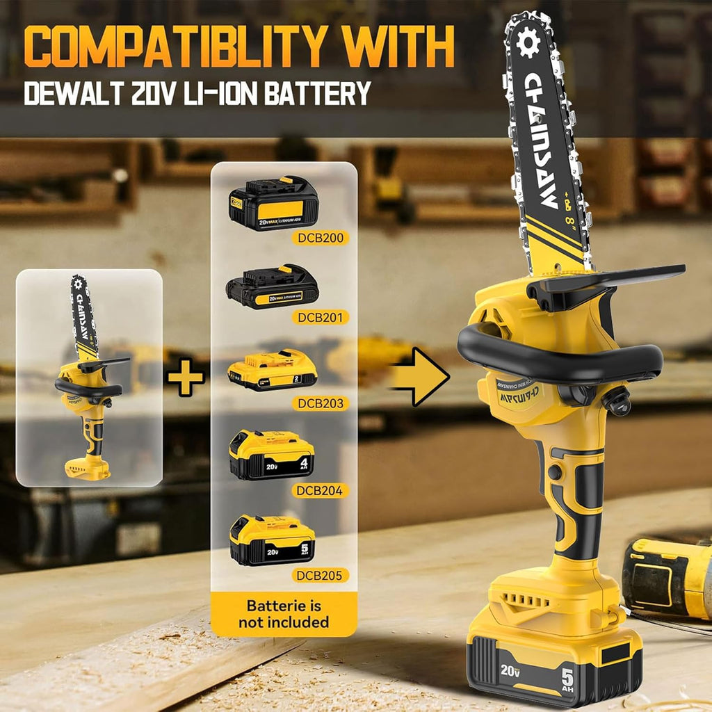 Mini Chainsaw 8 Inch Brushless Cordless Pruning Chainsaw M922