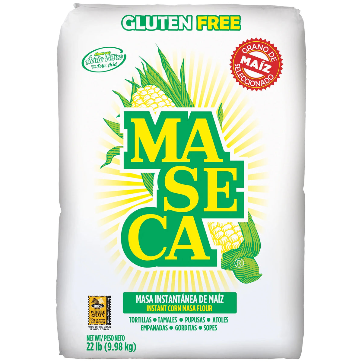 Gluten Free Instant Corn Masa Flour, 352 oz Y557