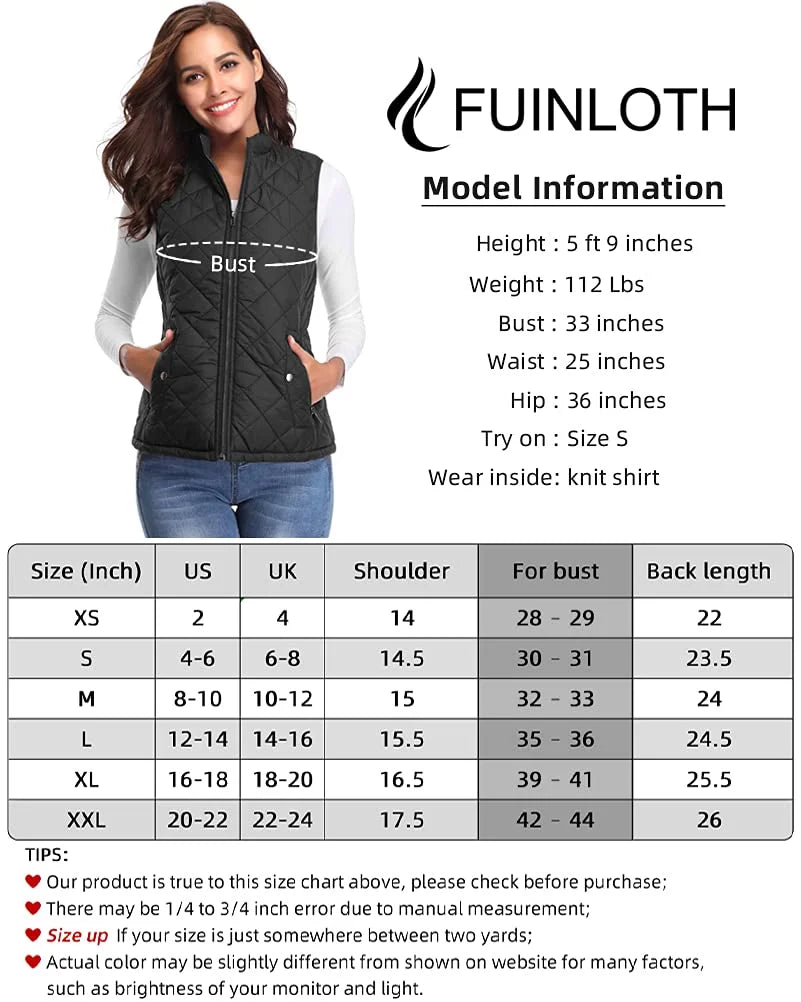 Black Quilted Zip Padded Vest R93240