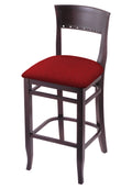 30x22 Stool with Dark Cherry Finish M383544
