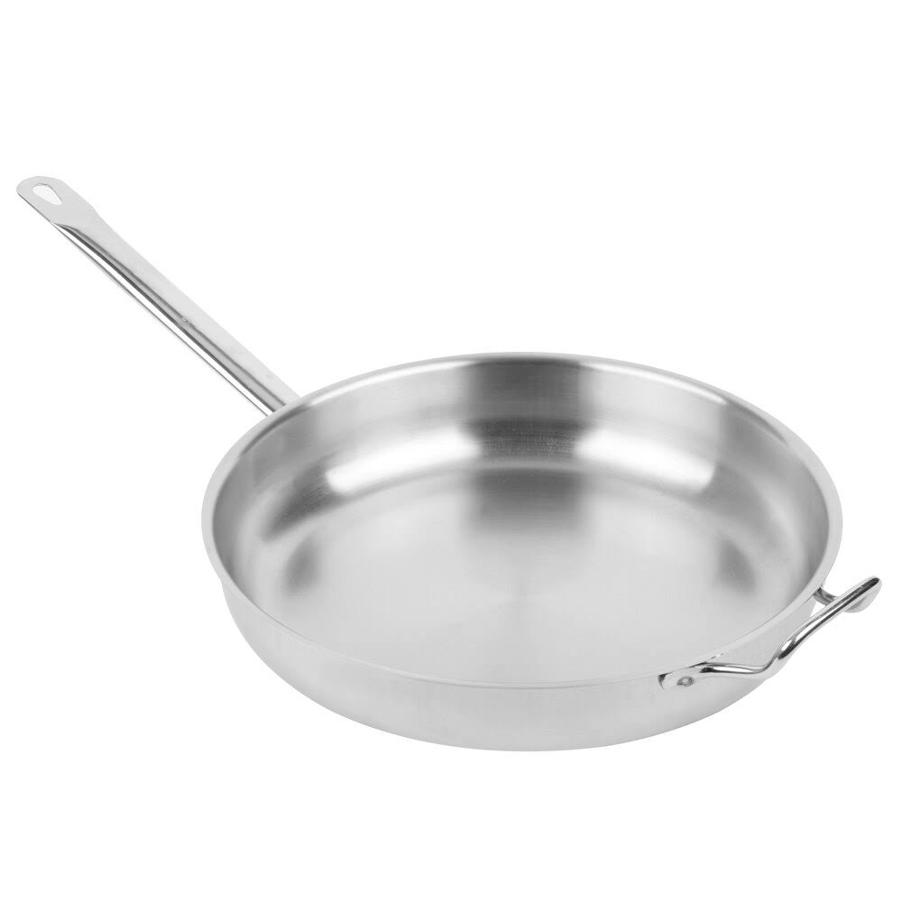 14 in Stainless Steel Fry Pan B718292