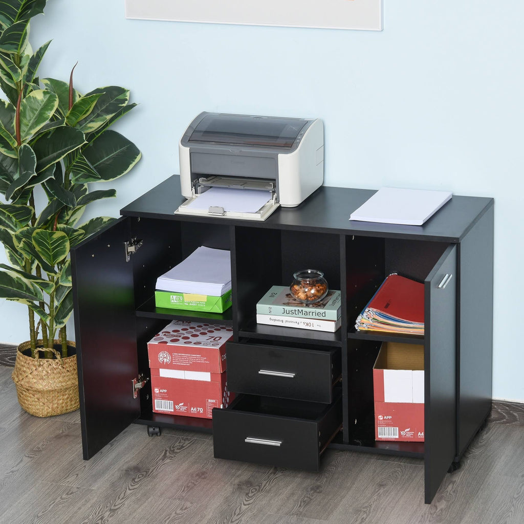 Printer Stand with Casters Mobile File Cabinet I542