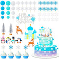 35 Piece Christmas Cake Topper Set V590810