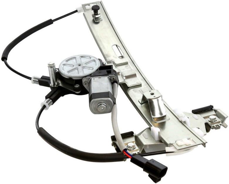 Rear Right Side Power Window Regulator with Motor Compatible with 2004-2008 Pontiac Grand Prix Sedan 4-Door Pack of 2 W673107