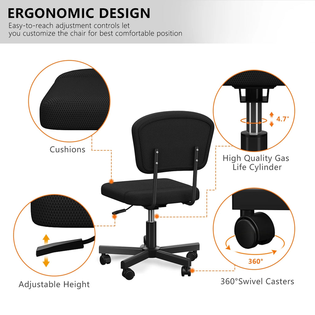 Ergonomic Office Chair with Lumbar Support W671688