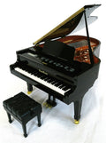 Black 1/6 Scale Miniature Grand Piano J156