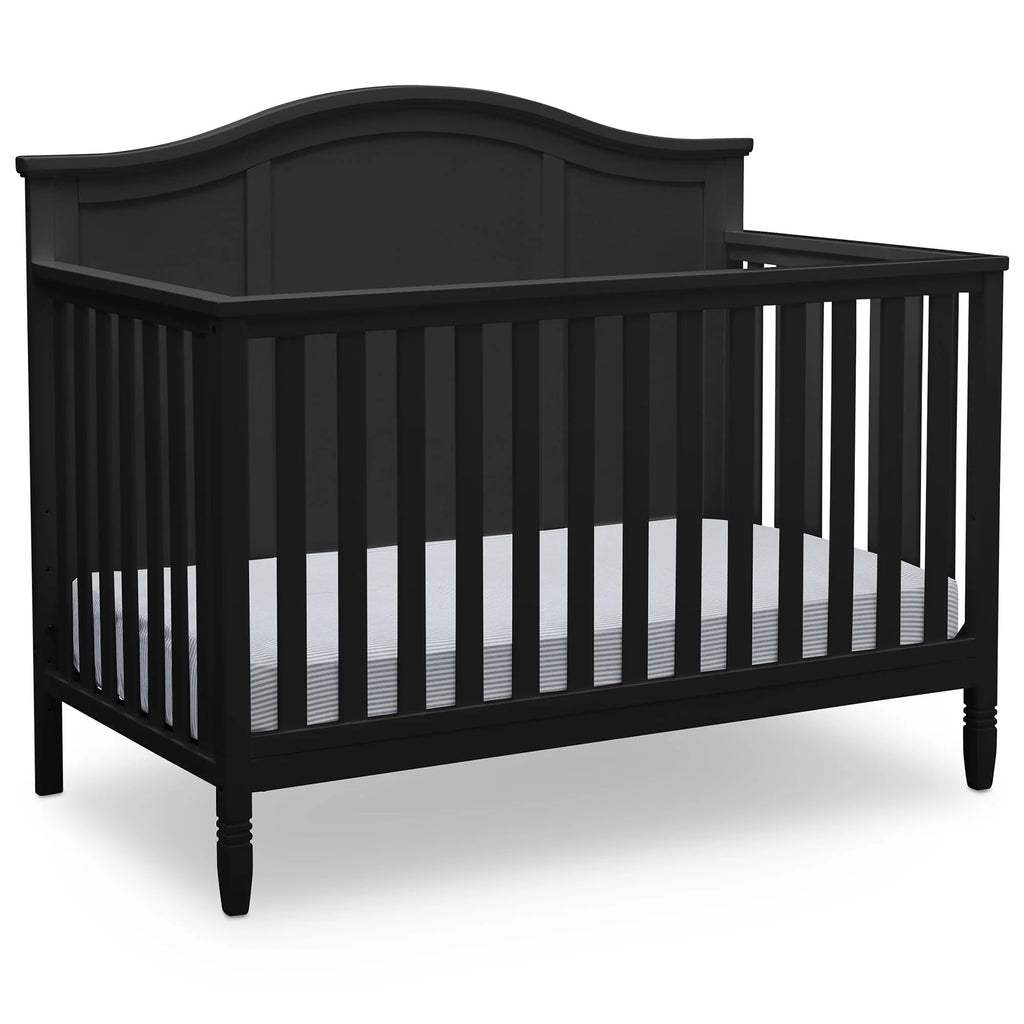Black 5-in-1 Convertible Baby Crib Z83083