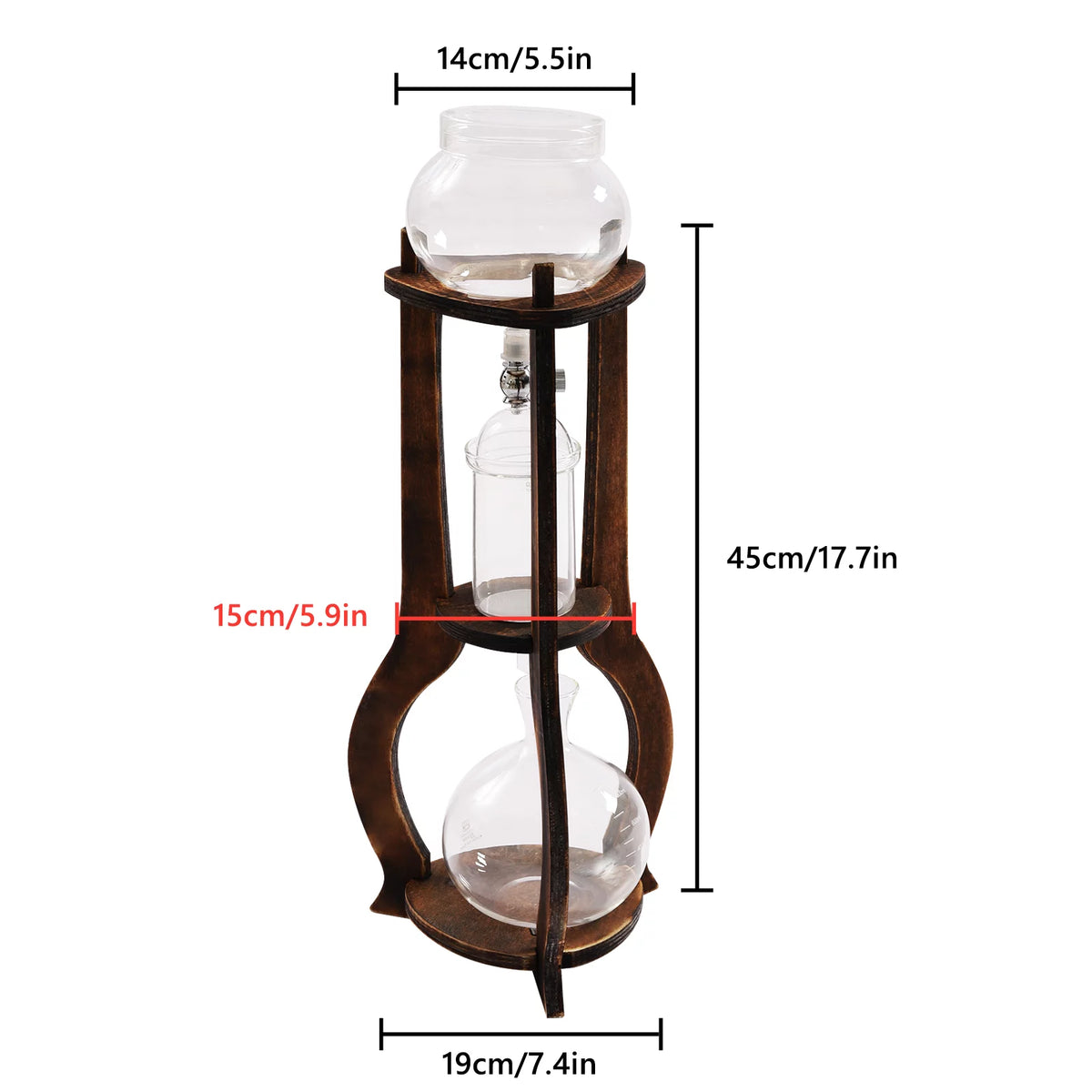 Cold Brew Drip Tower Coffee Maker Glass Container P451791
