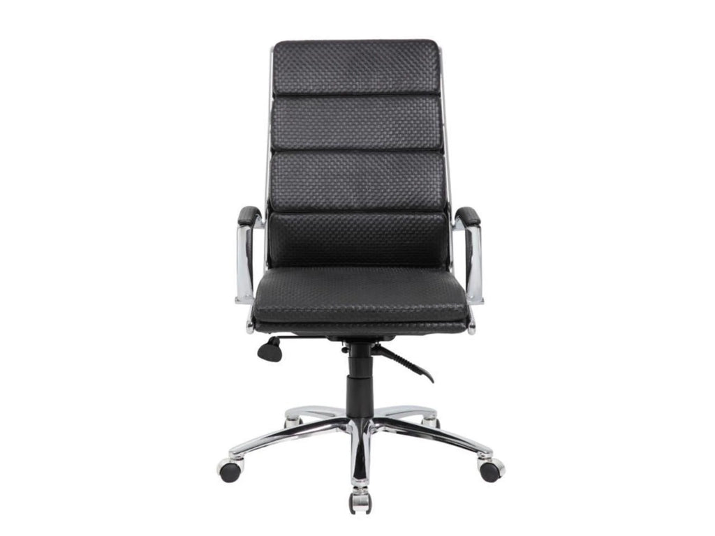 Vinyl Chair with Metal Chrome Finish H262