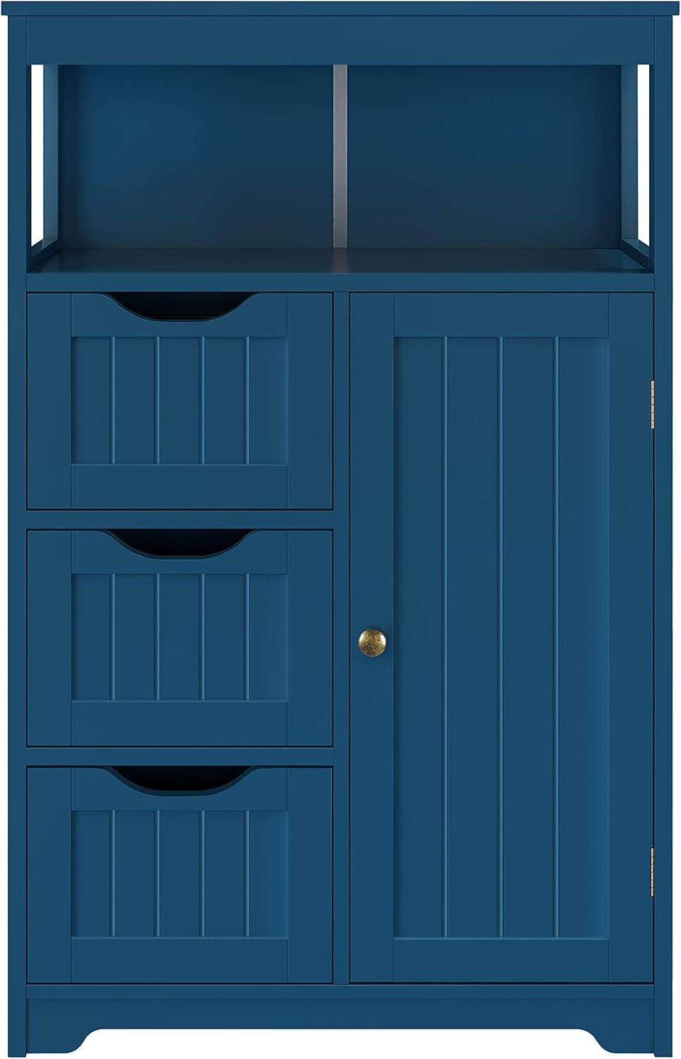 Navy Blue 3 Tier Freestanding Bathroom Cabinet T6849