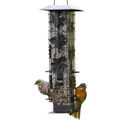 Squirrel Be Gone Caged Tube Bird Feeder B683861