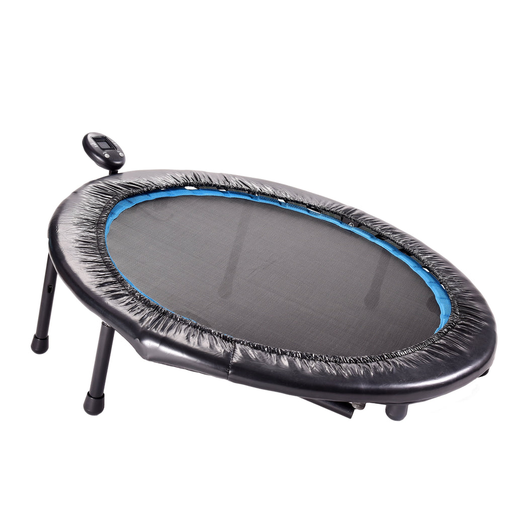 36"Wx36"Dx12"H Black Trampoline with Monitor and Adjustable Incline I22797