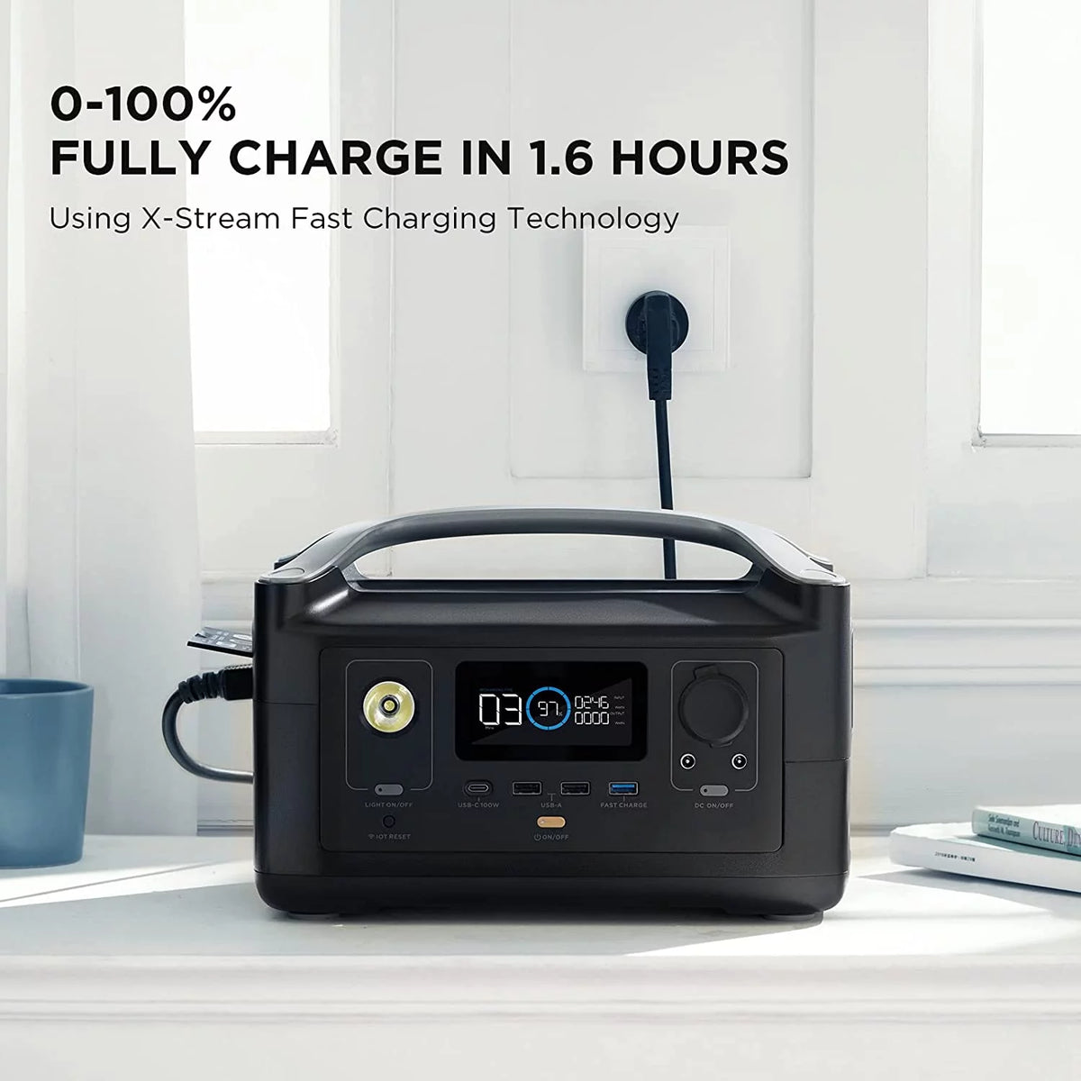 Portable Power Station 288Wh 600W AC Output Y181515