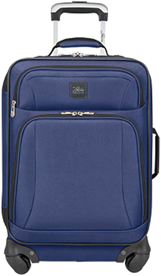 Softside Carry-On Luggage with Wheels, 20 inch, Surf Blue Q3300