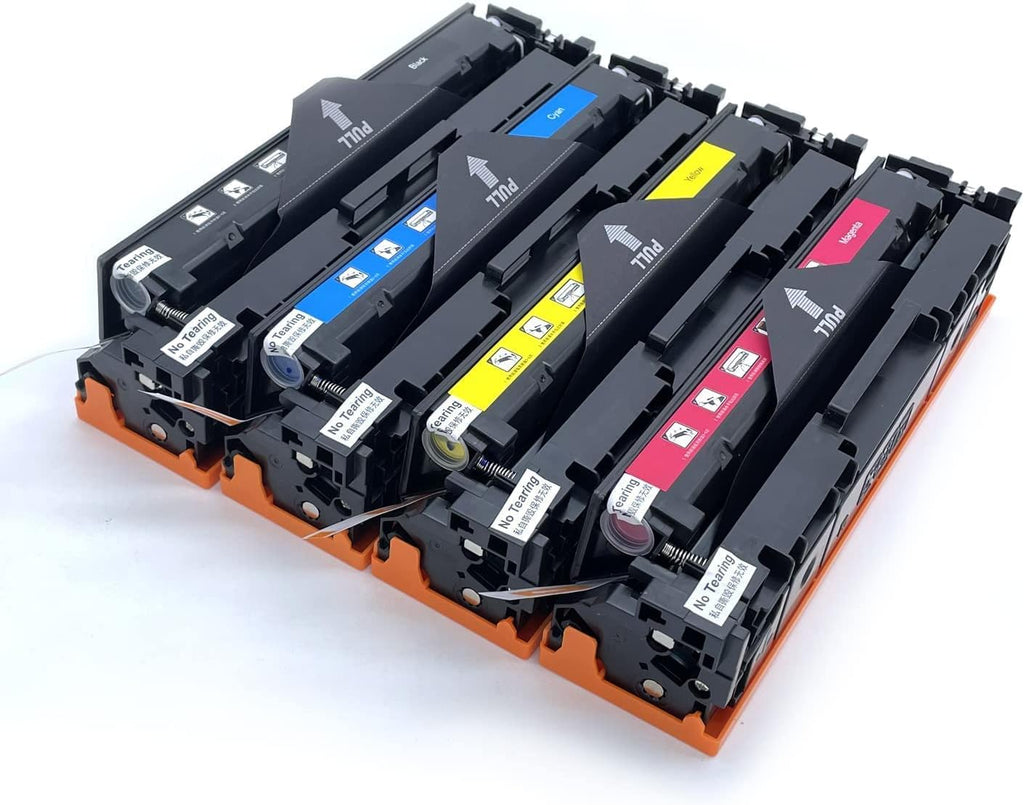 Black Cyan Yellow Magenta Toner Cartridge 4 Packs U626457
