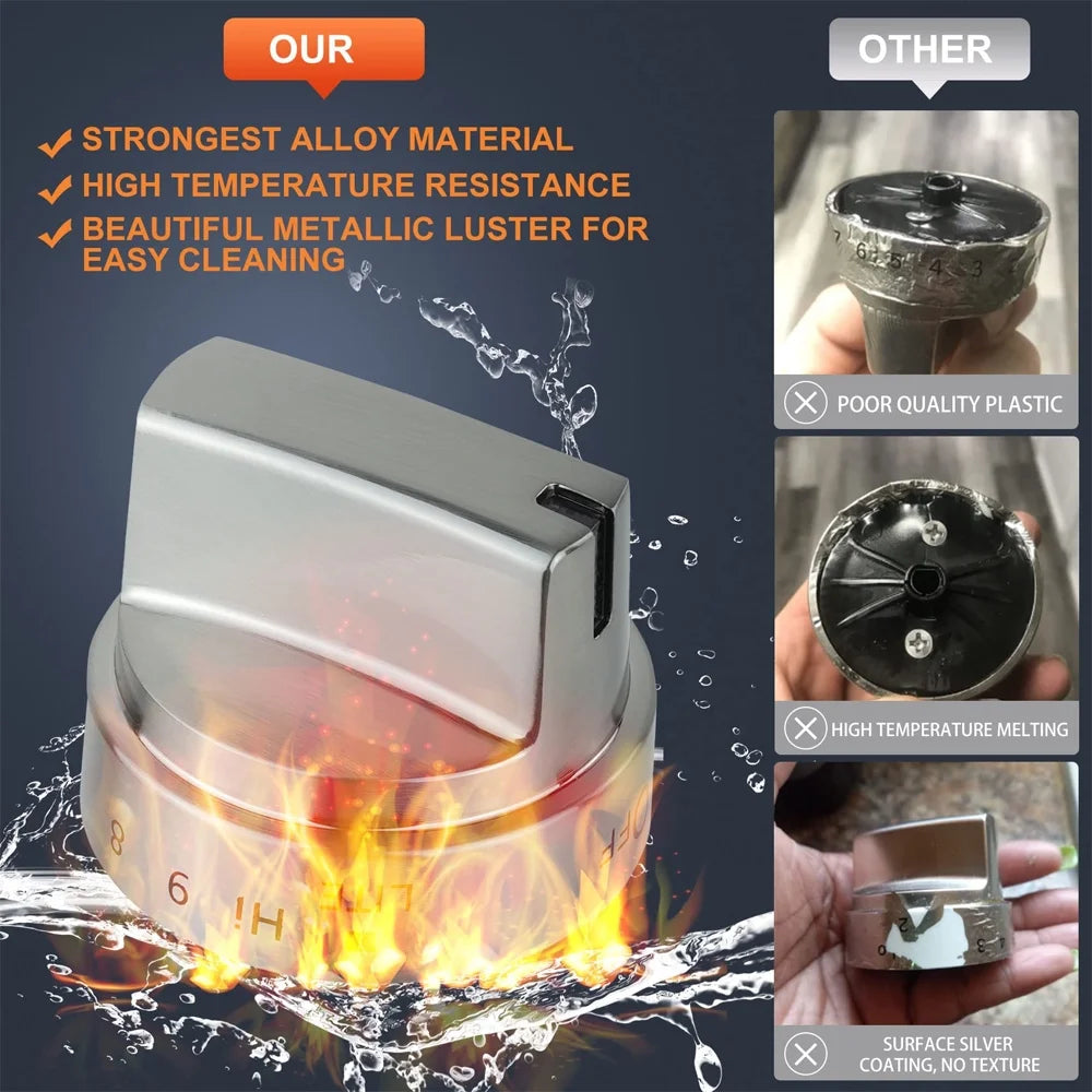 5 Pcs Gas Stove Knob X342