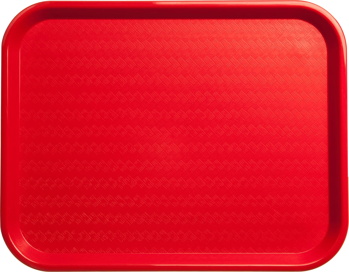 Red 14" x 18" Cafeteria Tray F1514