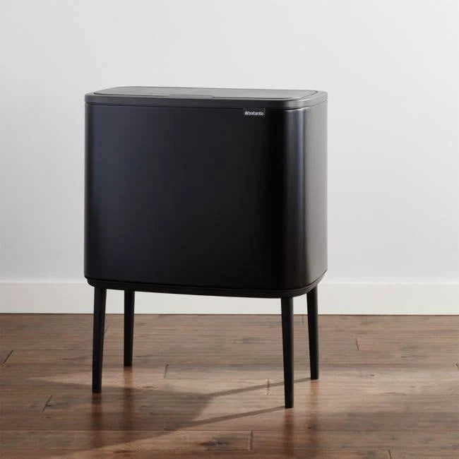 Black Touch Top Trash Can Q769415