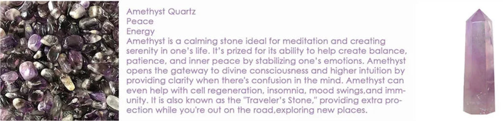 Amethyst Quartz Crystal-Infused Water Bottle E3302