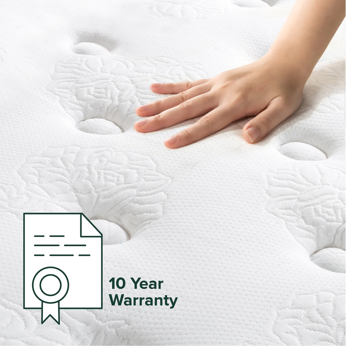 13" Hybrid Cooling Gel Memory Foam Pocket Spring Mattress V392