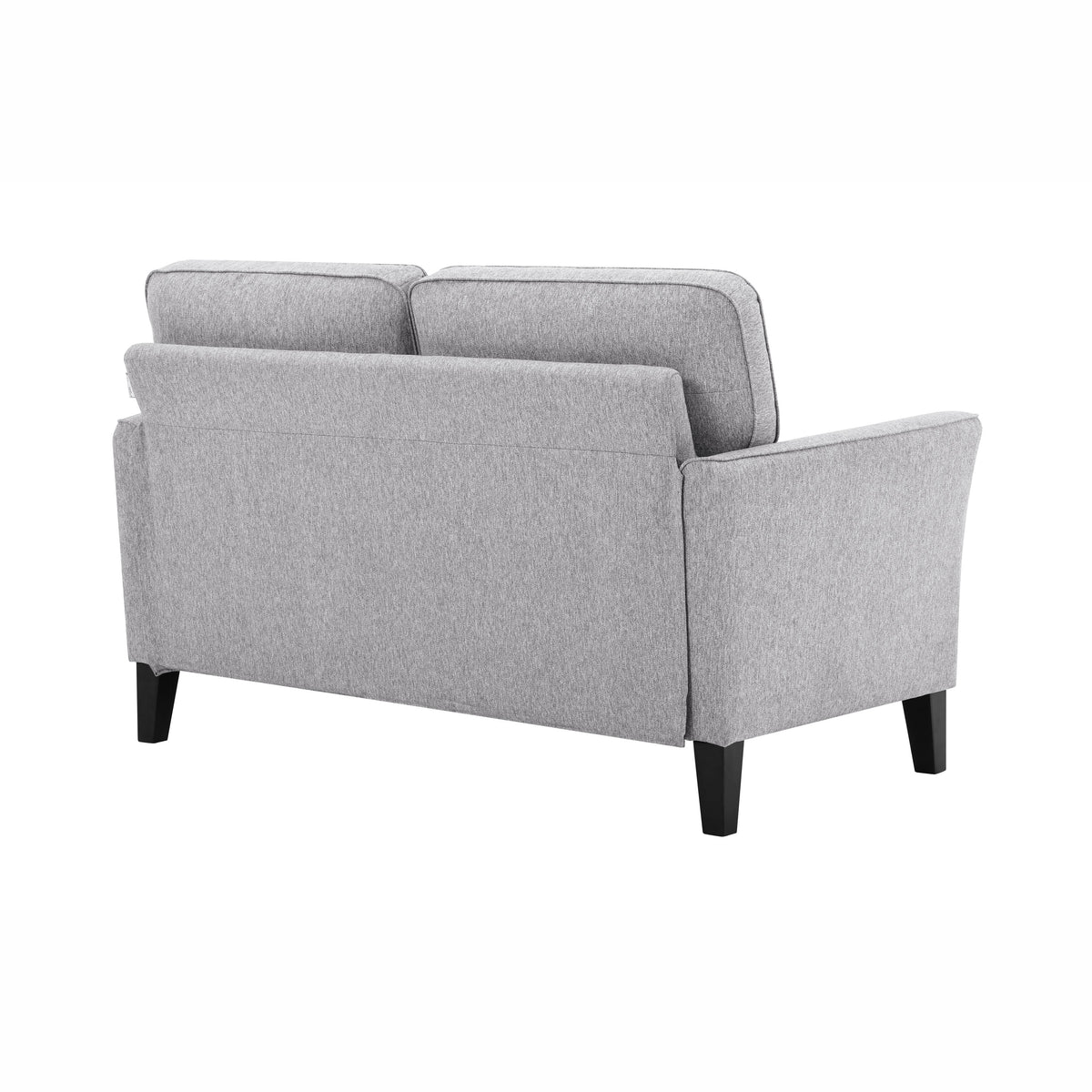 Charcoal Fabric 2-Seater Loveseat N979