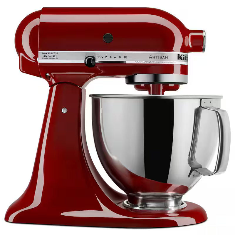 5 Qt. 10-Speed Cinnamon Gloss Stand Mixer with Attachments U1621