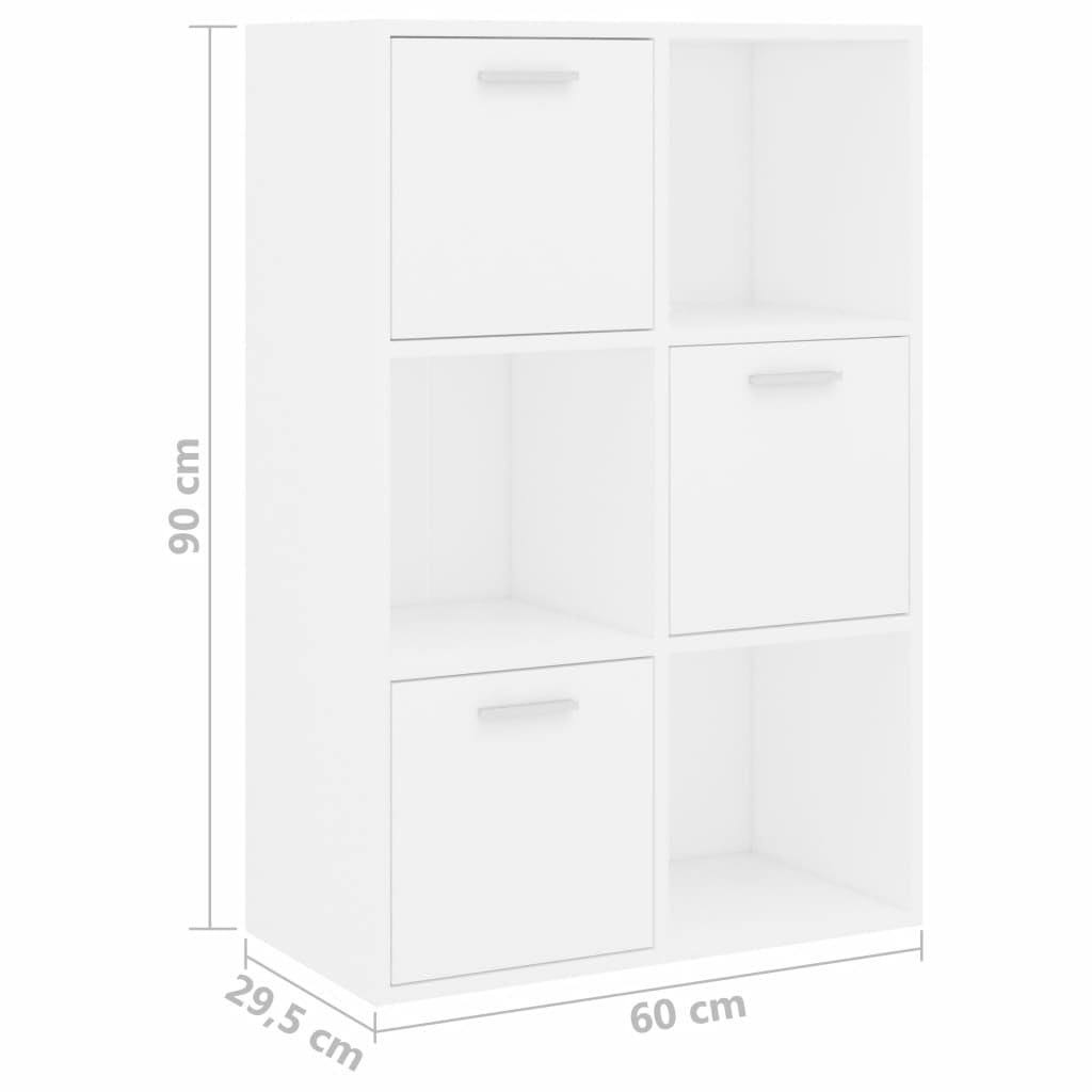 White Chipboard Storage Cabinet F6688