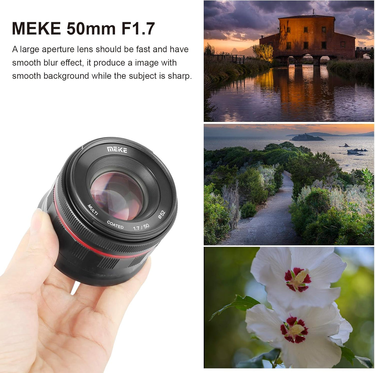 50mm F1.7 Full Frame Manual Focus Lens C476