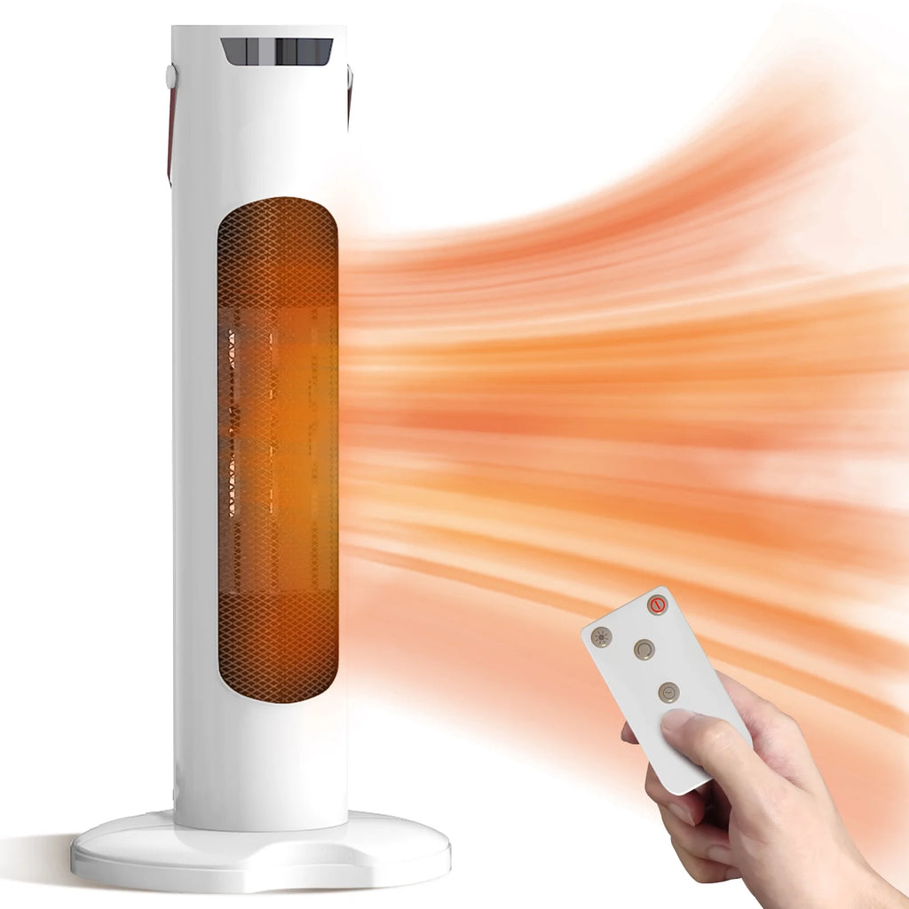 White 2000W Ceramic Tower Space Heater A1016