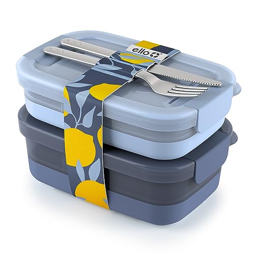 2-Pack Plastic Food Storage Container Bento Box S874