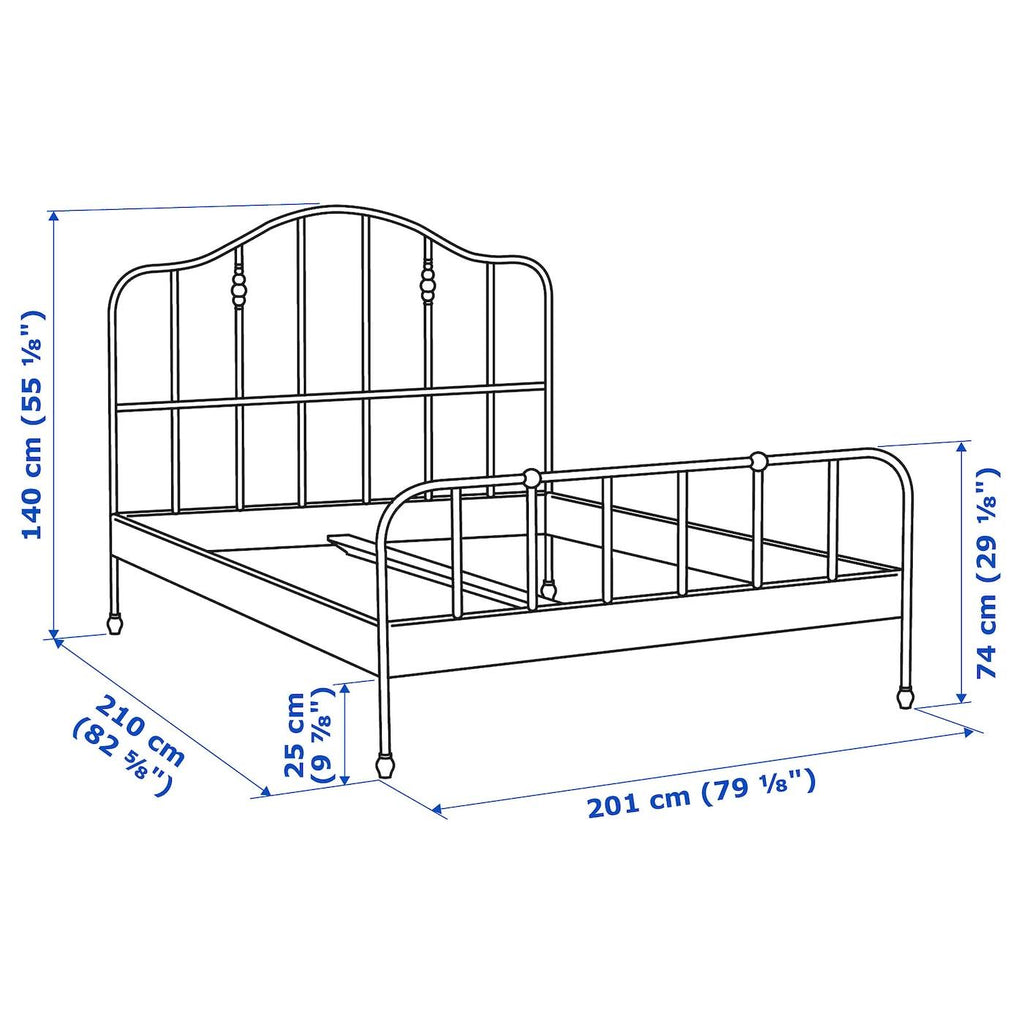 Black King Bed Frame Q7492