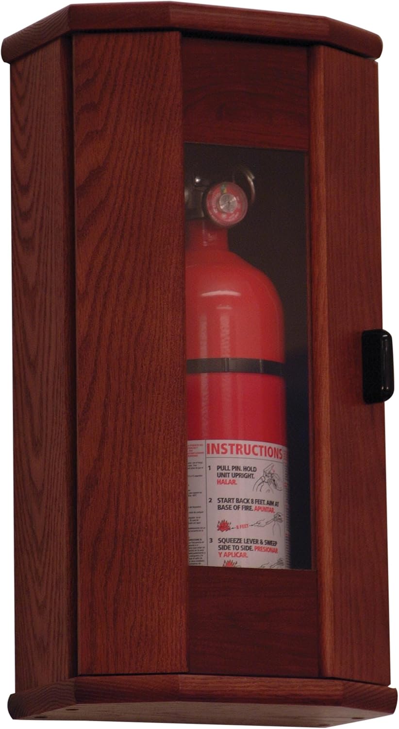 5-Pound Wooden Fire Extinguisher Cabinet V5198