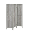 Grey Driftwood 3 Panel Folding Screen M51269