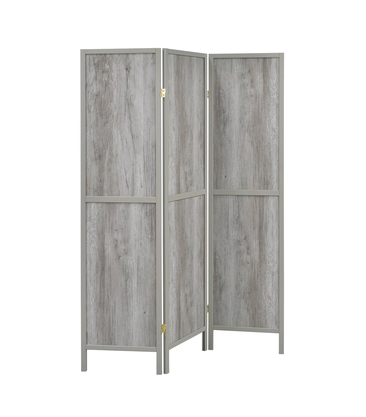 Grey Driftwood 3 Panel Folding Screen M51269